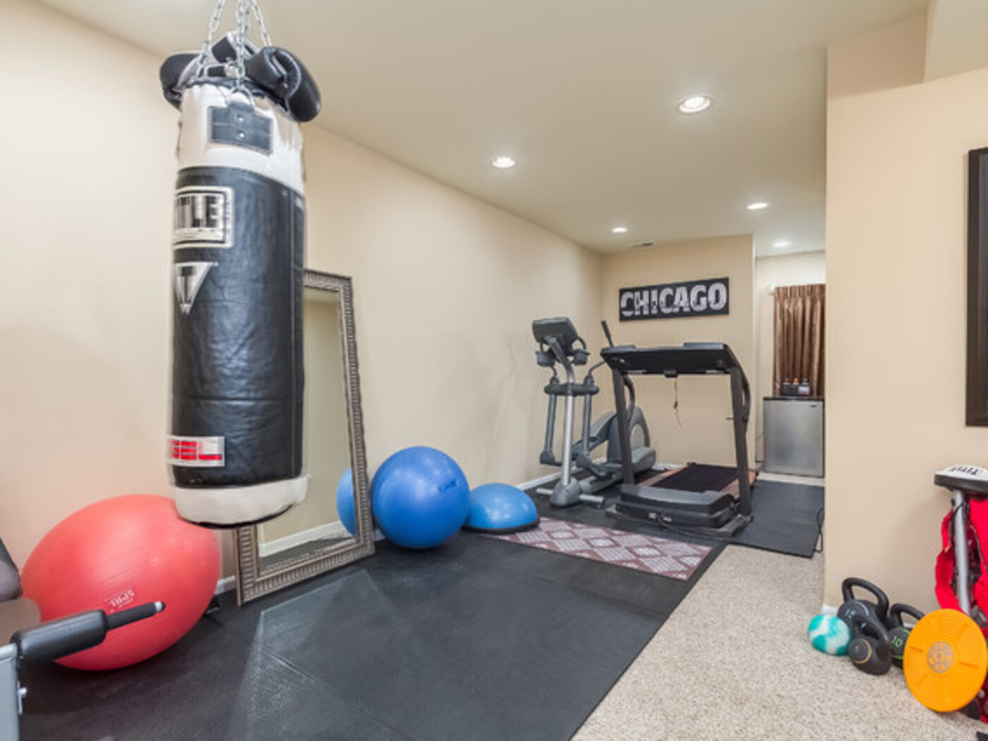 Lancaster Home Basement Gym Ideas